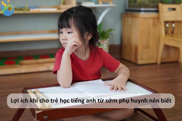 Lợi ích khi cho trẻ học tiếng anh từ sớm phụ huynh nên biết
