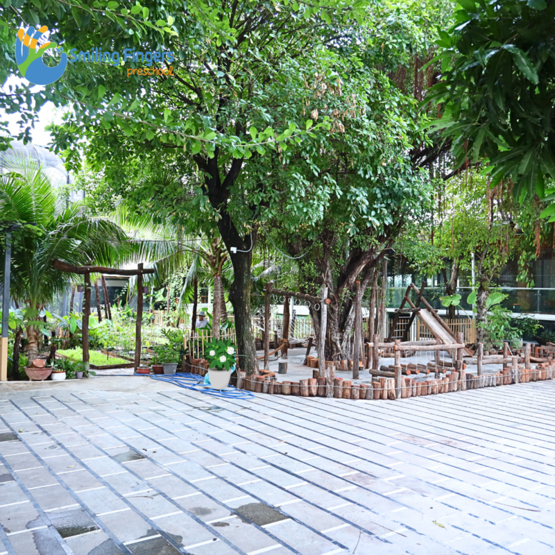 Trường mầm non song ngữ Montessori xanh mướt tại Thủ Đức